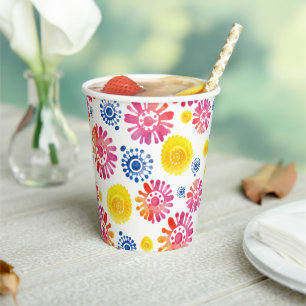 Colourful Baby Shower Mexican Fiesta  Paper Cups