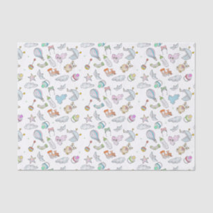 Colourful Baby Themed Tissue Paper