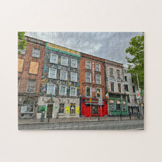 Colourful Bachelor's Walk in Dublin, Ireland Jigsaw Puzzle