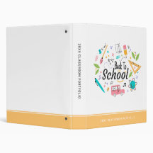 Colourful Back to School Custom Classroom Portfoli