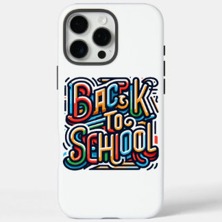 Colourful Back to School Design iPhone 16 Pro Max Case