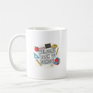 Colourful Back to School Illustration Coffee Mug