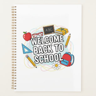 Colourful Back to School Illustration Planner