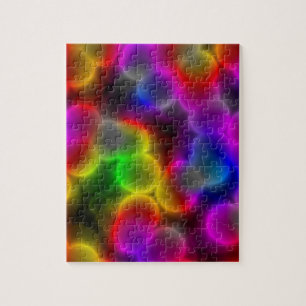 Colourful bacteria jigsaw puzzle