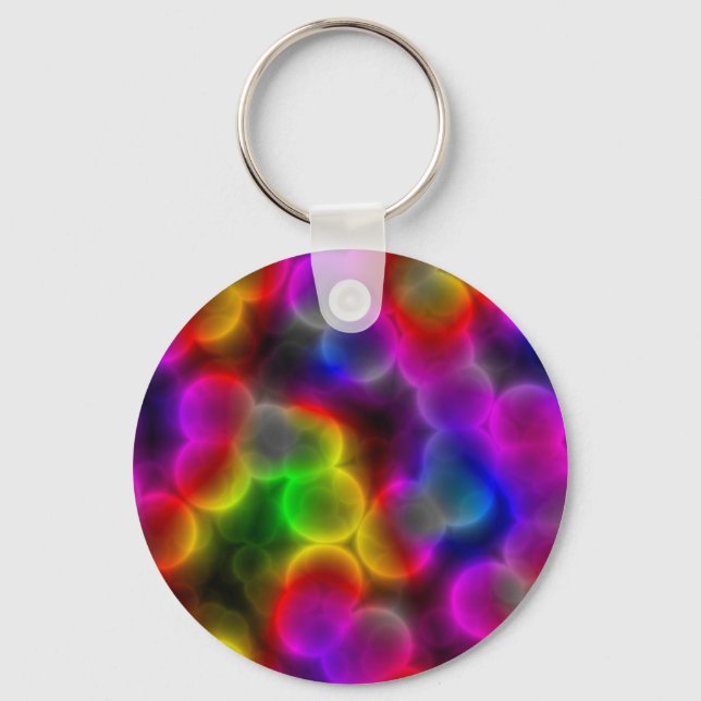 Colourful bacteria key ring (Front)