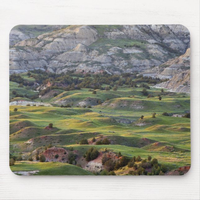 Colourful badlands from Buck Hill overlook in Mouse Pad (Front)