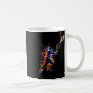 Colourful Badminton Shuttle Art Sports Coffee Mug