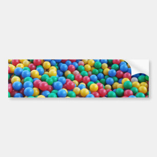 Colourful Ball Pit Balls Kids Play Bumper Sticker
