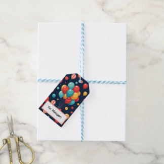 Colourful Balloon Gift Tags