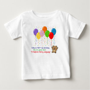 Colourful Balloons & A Happy Bear Baby T-Shirt