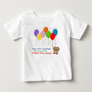 Colourful Balloons & A Happy Bear Baby T-Shirt