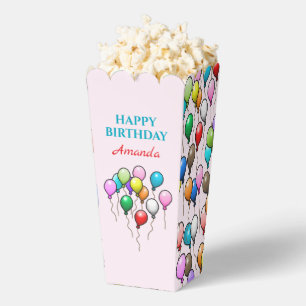 Colourful Balloons Favour Box