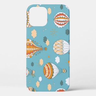Colourful Balloons Festive Pattern Design iPhone 12 Case