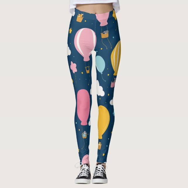 Colourful balloons leggings (Front)