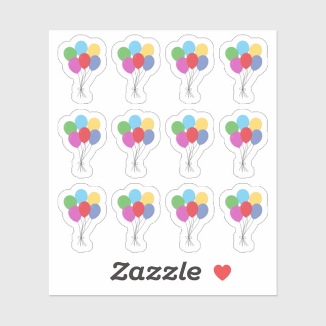 Colourful Balloons Party Event Celebration Planner (Sheet)
