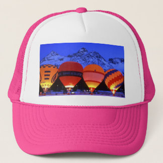 colourful balloons trucker hat