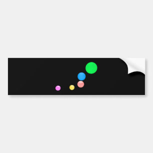 Colourful Balls Bumper Sticker