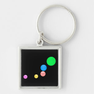 Colourful Balls Key Ring