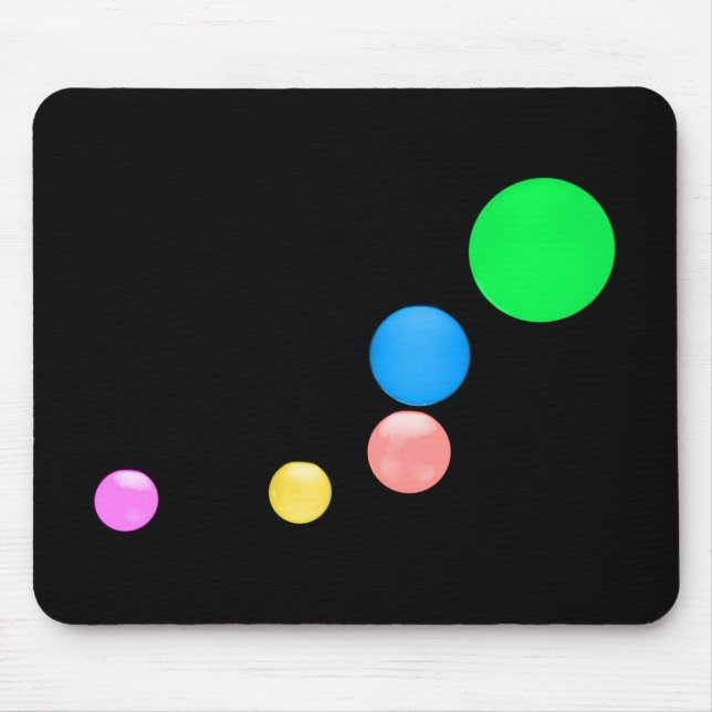 Colourful Balls Mouse Pad (Front)