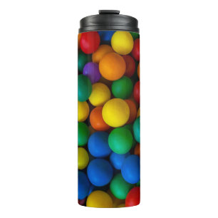 Colourful Balls Pattern Cute bright  Thermal Tumbler