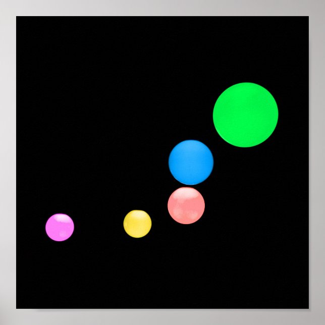 Colourful Balls Poster (Front)