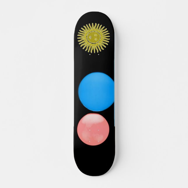 Colourful Balls Skateboard (Front)