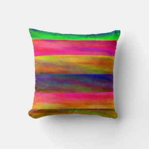 colourful bands cushion