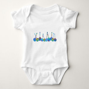 Colourful Banjo String Baby Bodysuit
