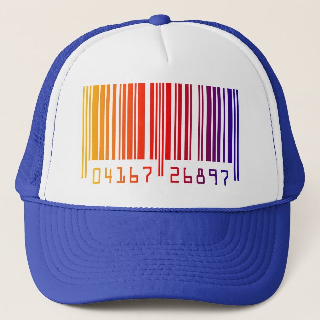 Colourful Barcode Cap (Front)