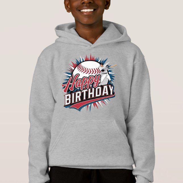 Colourful Baseball Birthday (Front)