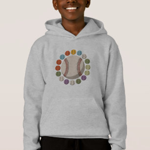 Colourful Baseball Circle