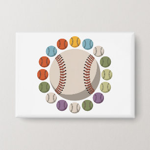 Colourful Baseball Circle