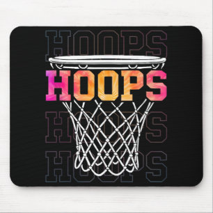 Colourful Basketball Hoop Men &amp; Women Hoops Gi Mouse Pad