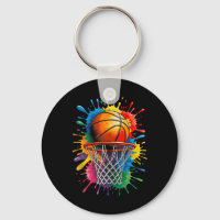 Colourful Basketball Tie Dye Colour Splaank Top