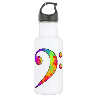 Colourful Bass Clef 532 Ml Water Bottle