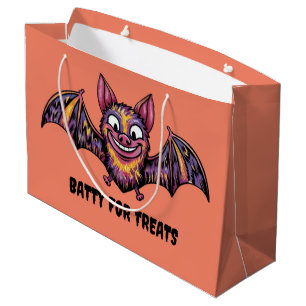 Colourful Bat Large Gift Bag