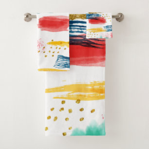 Colourful Bath Towel Set