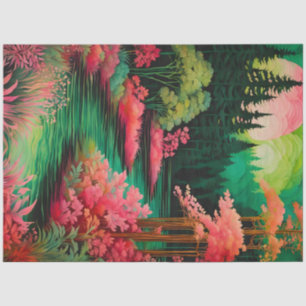 Colourful Batik Forest Art Tissue Paper