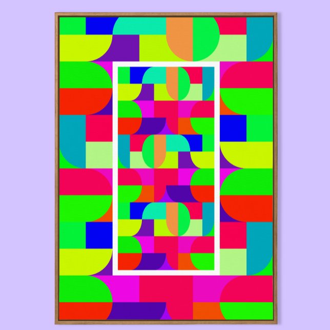  Colourful Bauhaus Style Wall Art Print (Creator Uploaded)