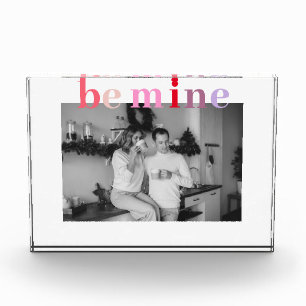Colourful Be Mine   Couple Photo   Valentines Block