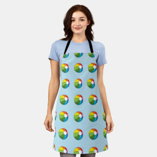 Colourful Beach Ball Apron