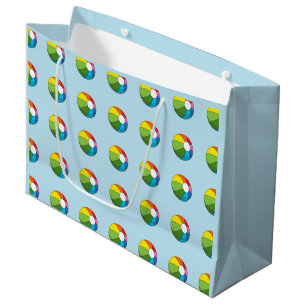 Colourful Beach Ball Large Gift Bag