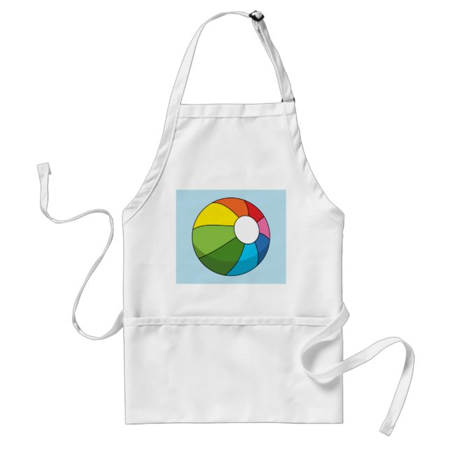 Colourful Beach Ball Standard Apron (Front)