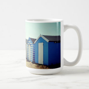 Colourful Beach Huts In The Sun Coffee Mug