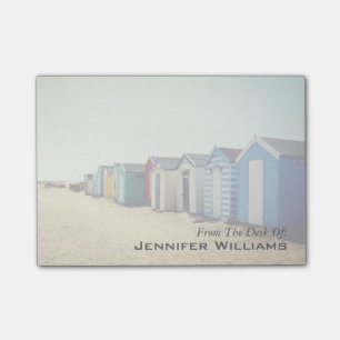 Colourful Beach Huts In The Sun Post-it Notes