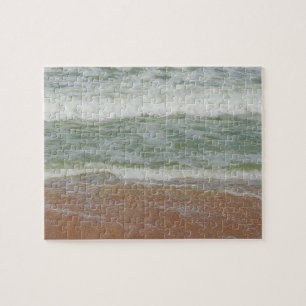 Colourful Beach Ocean Sand Sea Nature Photography Jigsaw Puzzle
