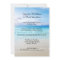 Colourful Beach Post Wedding Party Invitation