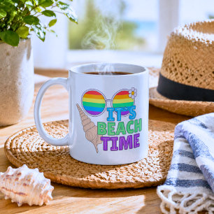 Colourful Beach Time  Coffee Mug
