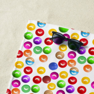 colourful beach towel