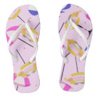 Colourful Beach Umbrellas With Red Polka Dots Patt